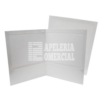 FOLDER T. CARTA PLASTIFICADO C. BLANCO